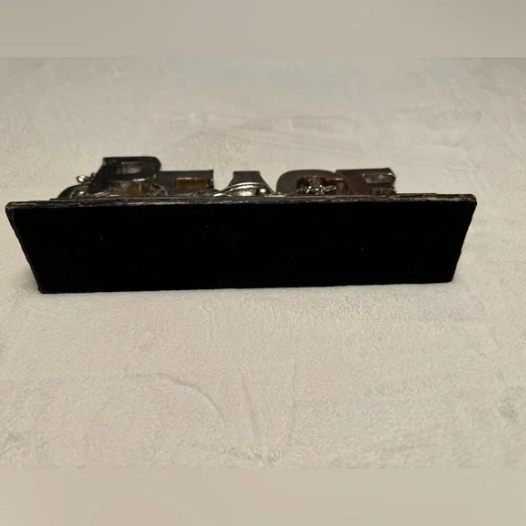 Vintage Silver Peace ☮️ Decor 10”x5.25x2.25 - Picture 10 of 10